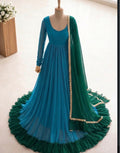 Ruffle Anarkali suit