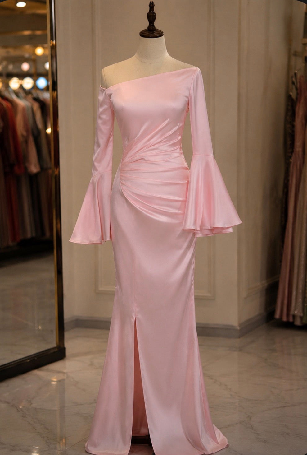 Blush serenity Satin drape
